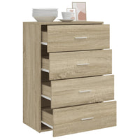 Credenza Rovere Sonoma 60x31x84 cm in Legno Multistrato 840501