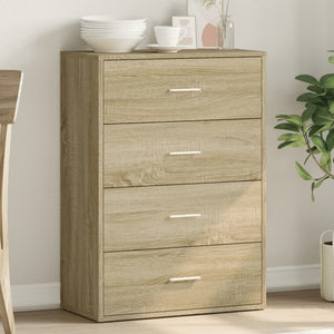 Credenza Rovere Sonoma 60x31x84 cm in Legno Multistrato 840501