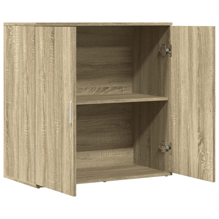 Credenza Rovere Sonoma 79x38x80 cm in Legno Multistrato 840515