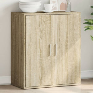 Credenza Rovere Sonoma 79x38x80 cm in Legno Multistrato 840515