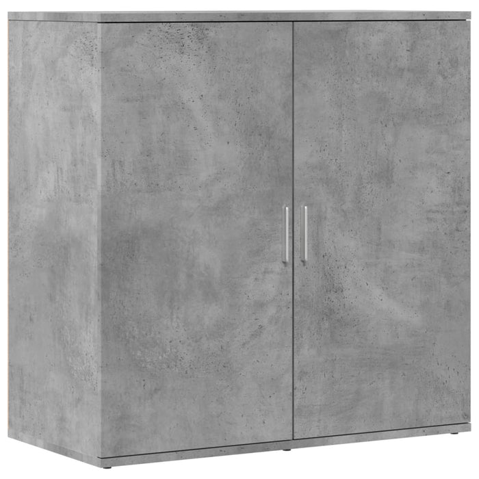 Credenza Grigio Cemento 79x38x80 cm in Legno Multistrato 840516