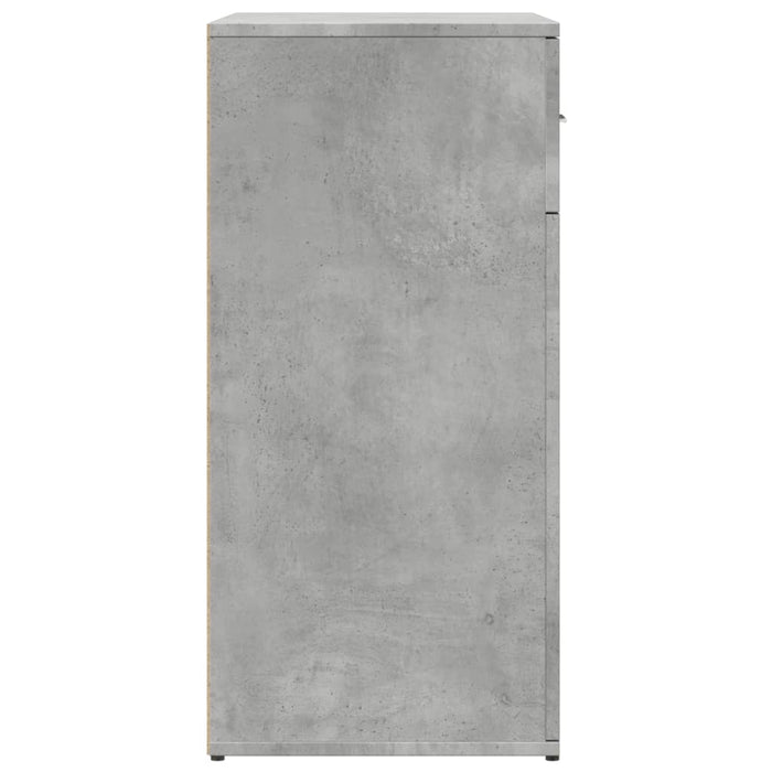 Credenza Grigio Cemento 79x38x80 cm in Legno Multistrato 840523