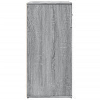 Credenza Grigio Sonoma 79x38x80 cm in Legno Multistrato 840525