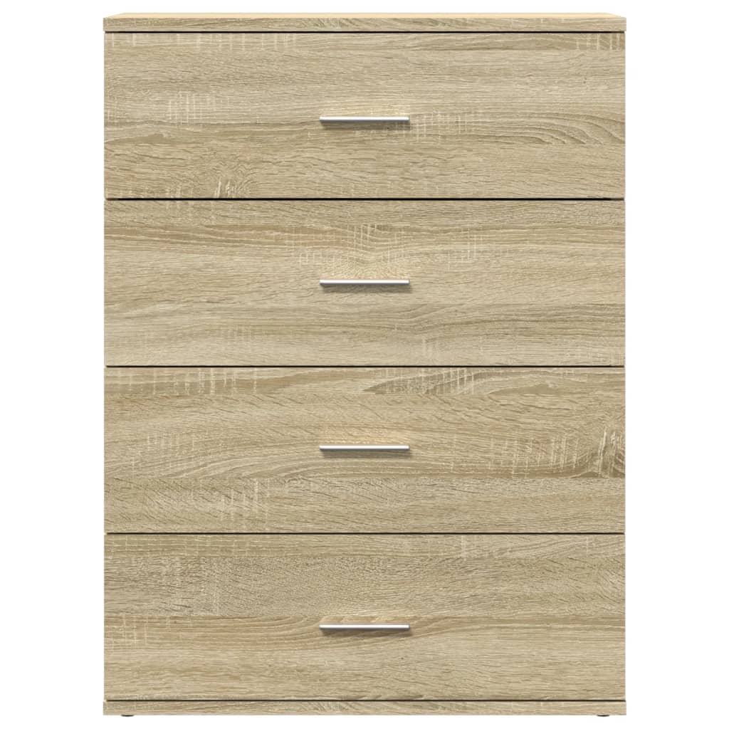 Credenza Rovere Sonoma 60x39x80 cm in Legno Multistrato 840529