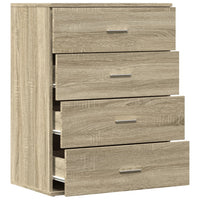 Credenza Rovere Sonoma 60x39x80 cm in Legno Multistrato 840529