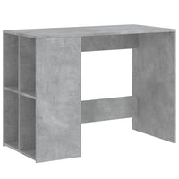 Scrivania Grigio Cemento 102x50x75 cm in Legno Multistrato 840544