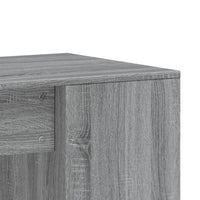 Scrivania Grigio Sonoma 102x50x75 cm in Legno Multistrato 840546