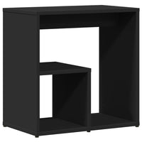 Tavolino Nero 50x30x50 cm in Legno Multistrato 840557