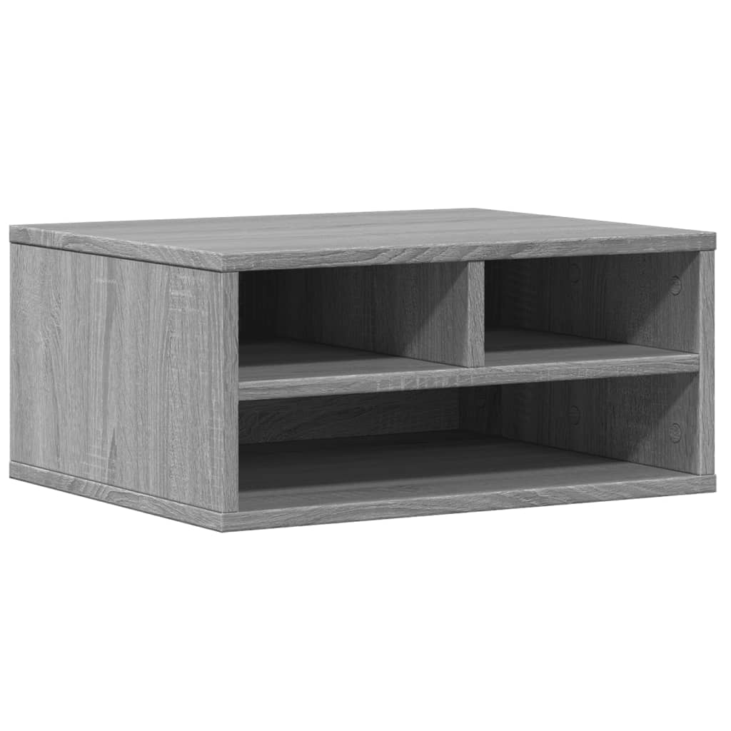 Supporto Stampante Grigio Sonoma 49x40x22,5cm Legno Multistrato 840595