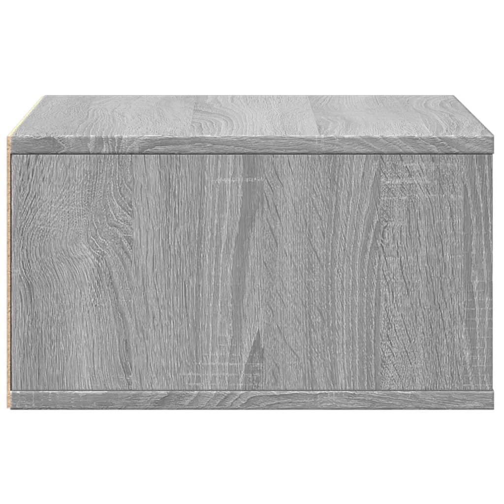 Supporto Stampante Grigio Sonoma 49x40x22,5cm Legno Multistrato 840595