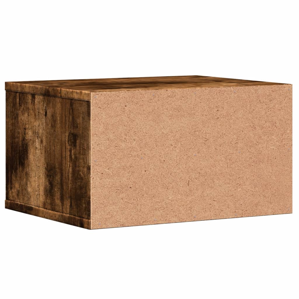 Supporto Stampante Rovere Fumo 40x32x22,5 cm Legno Multistrato 840601