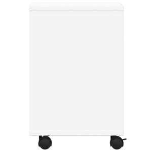 Supporto per Stampante con Ruote Bianco 41x32x48 cm 840618