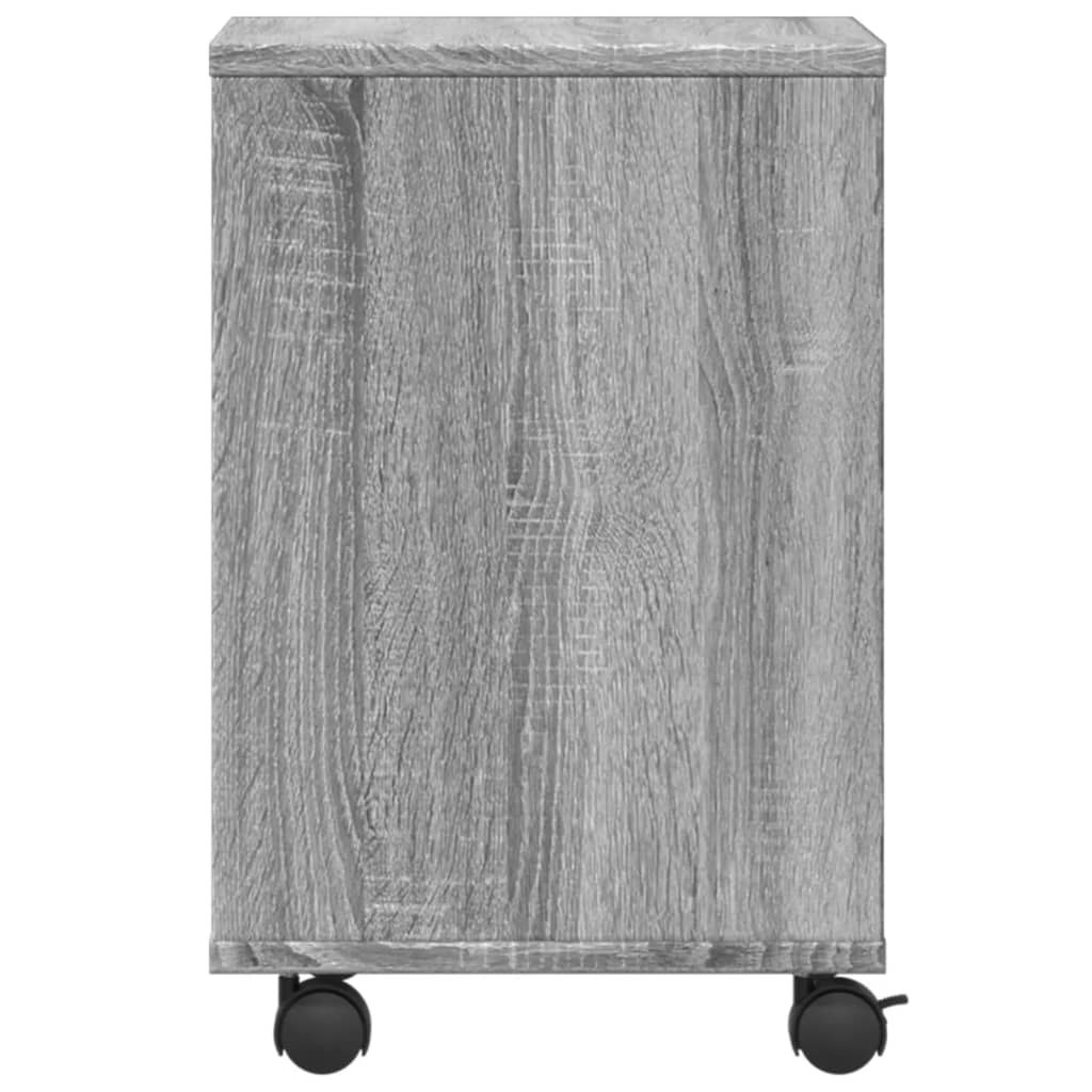 Supporto per Stampante con Ruote Grigio Sonoma 41x32x48 cm 840623