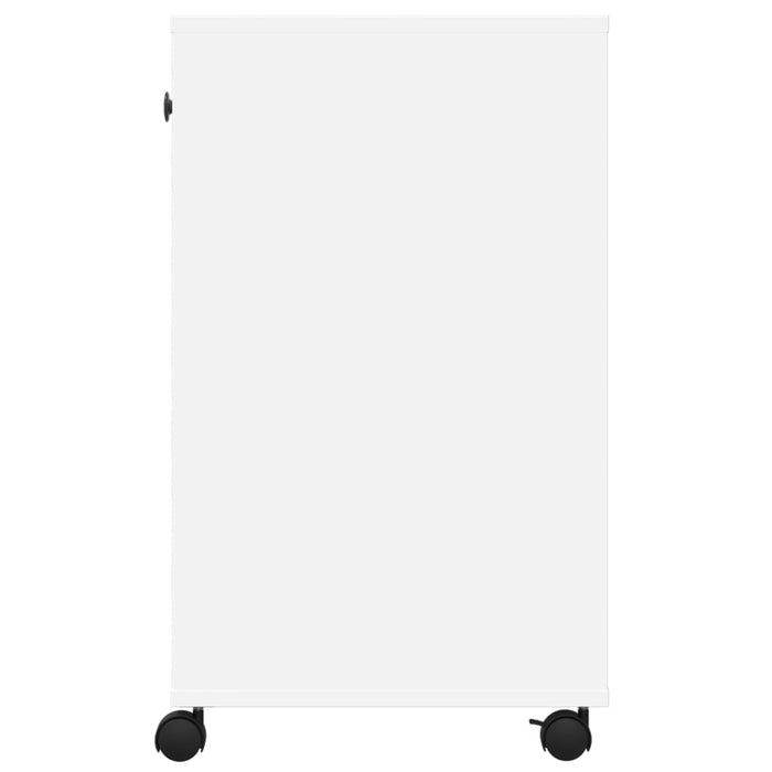 Supporto per Stampante con Ruote Bianco 60x40x68,5 cm 840639