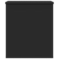 Contenitore Portaoggetti Nero 40x42x46 cm Legno Multistrato 840647