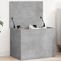 Contenitore Grigio Cemento 60x42x46 cm in Legno Multistrato 840656