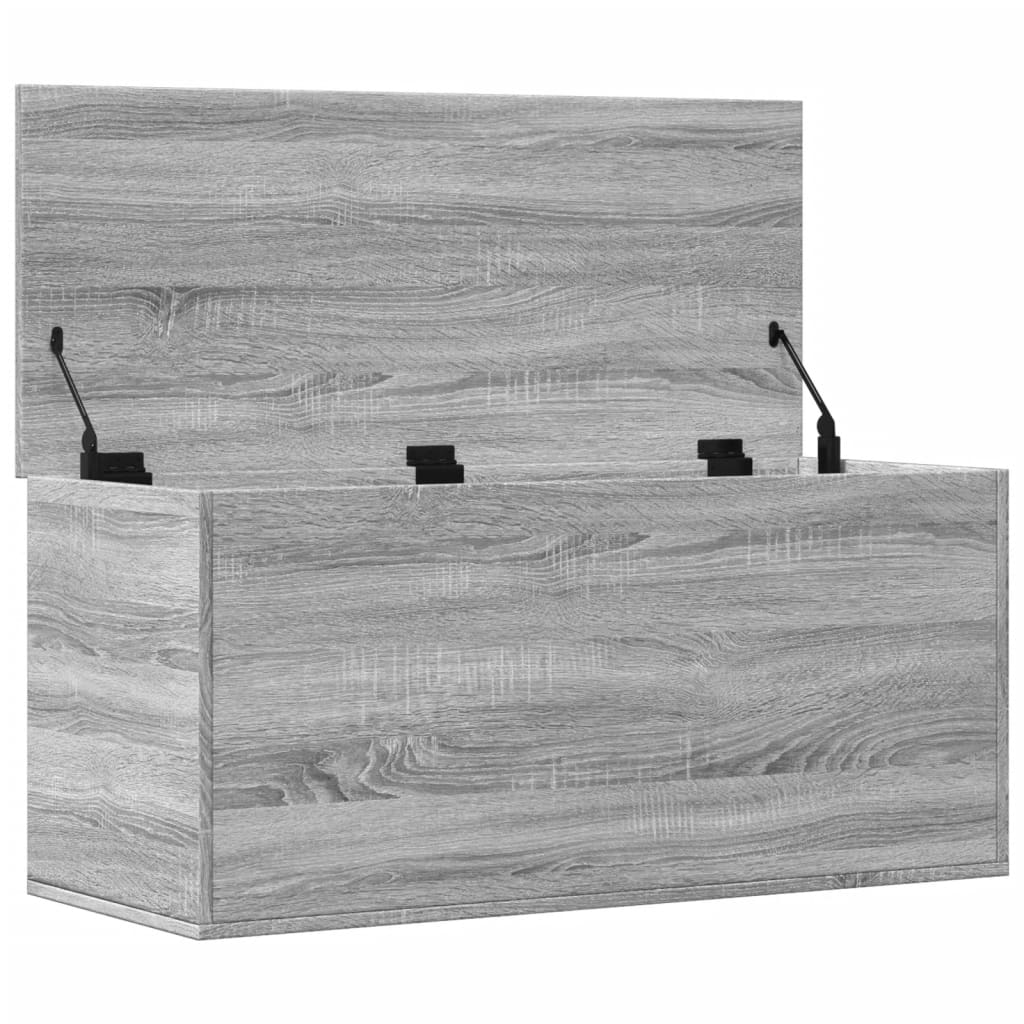 Contenitore Grigio Sonoma 100x42x46 cm Legno Multistrato 840665