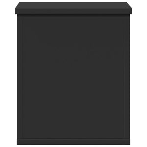 Contenitore Portaoggetti Nero 30x35x35 cm in Truciolato 840668