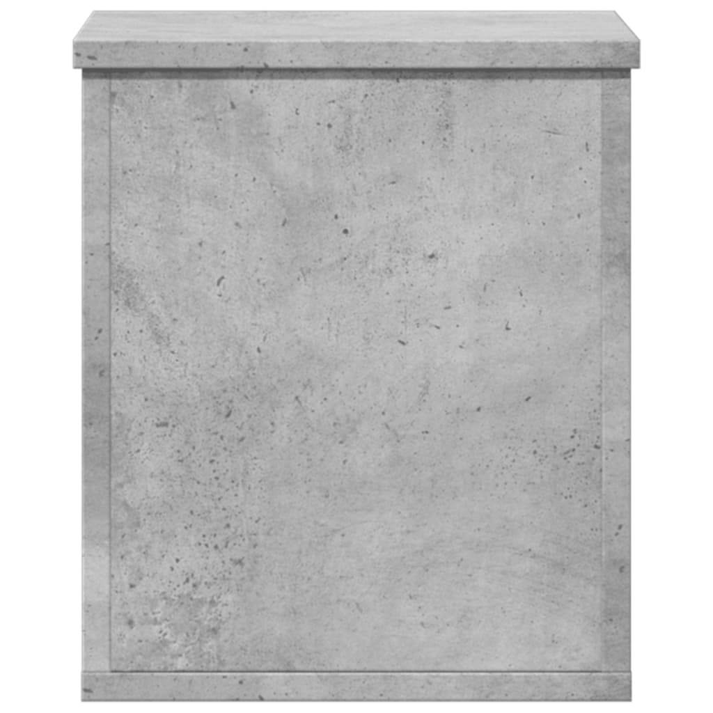 Contenitore Portaoggetti Grigio Cemento 30x35x35cm Truciolato 840670