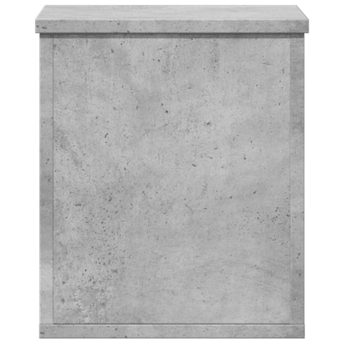 Contenitore Portaoggetti Grigio Cemento 30x35x35cm Truciolato 840670