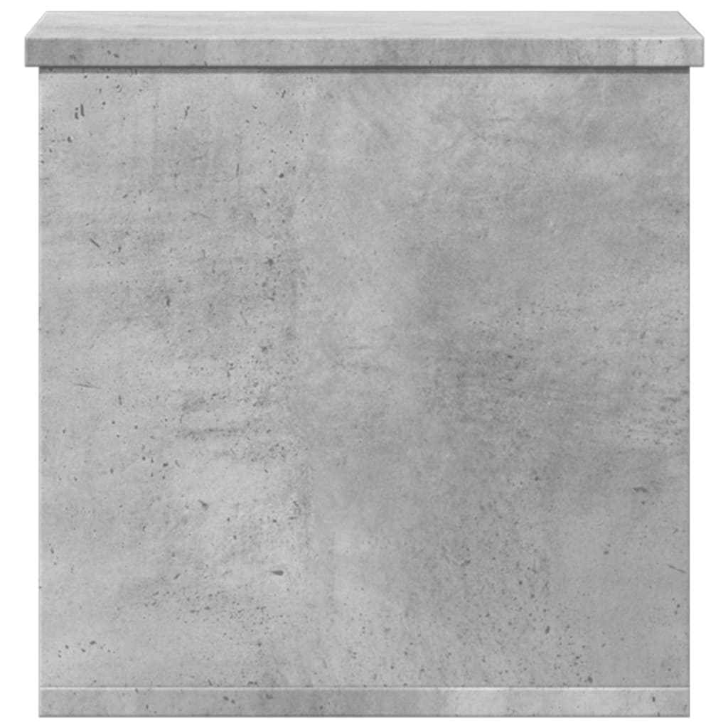 Contenitore Portaoggetti Grigio Cemento 30x35x35cm Truciolato 840670