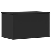 Contenitore Portaoggetti Nero 60x35x35 cm in Truciolato 840675