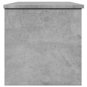 Contenitore Portaoggetti Grigio Cemento 102x35x35cm Truciolato 840691