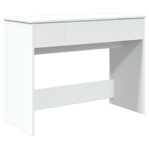 Toeletta con Specchio Bianco 100x45x76 cm 840695