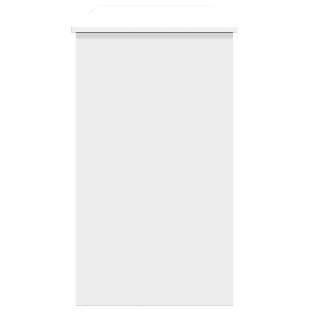 Toeletta con Specchio Bianco 100x45x76 cm 840695