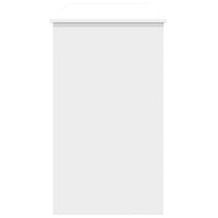 Toeletta con Specchio Bianco 100x45x76 cm 840695