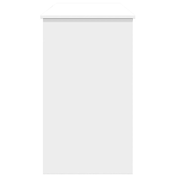 Toeletta con Specchio Bianco 100x45x76 cm 840695