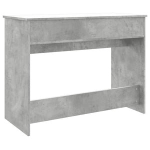 Toeletta con Specchio Grigio Cemento 100x45x76 cm 840698