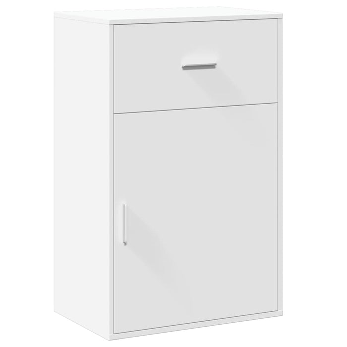 Armadietto Bianco 56,5x39x90 cm in Legno Multistrato 840709