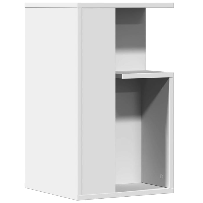 Tavolino Bianco 35x35x60 cm in Legno Multistrato 840737