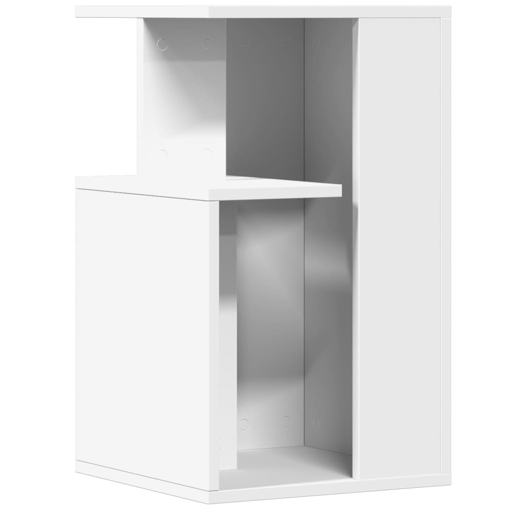 Tavolino Bianco 35x35x60 cm in Legno Multistrato 840737