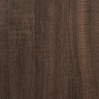 Tavolino Rovere Marrone 35x35x60 cm in Legno Multistrato 840743