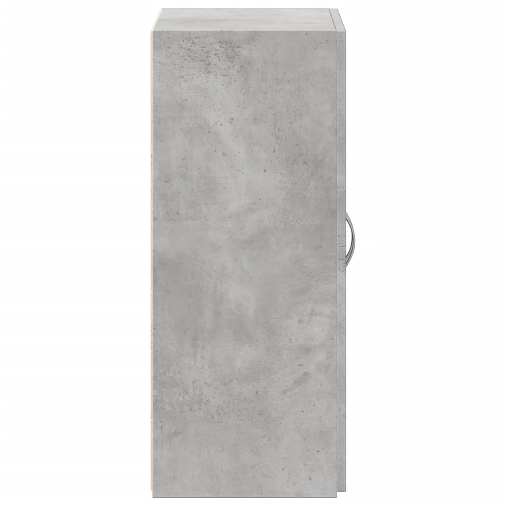 Schedario Grigio Cemento 60x32x77,5 cm in Legno Multistrato 840768