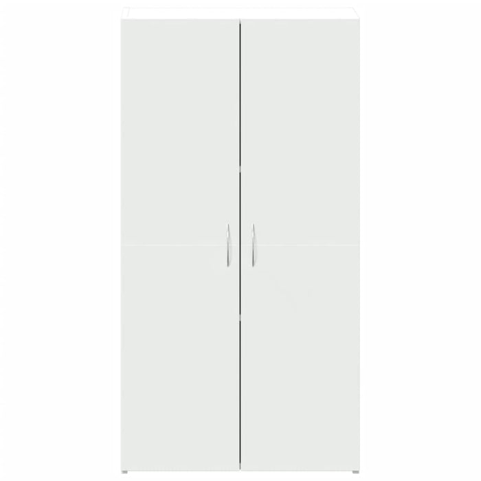 Schedario Bianco 60x32x115 cm in Legno Multistrato 840772