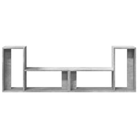 Mobili TV Muro 2pz Grigio Cemento 75x30x50 cm Legno Multistrato 840789