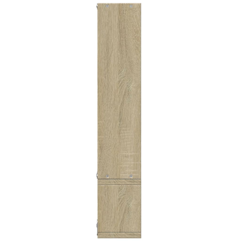 Scaffale a Parete Rovere Sonoma 96x12x64cm in Legno Multistrato 840802