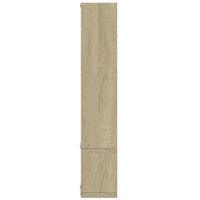 Scaffale a Parete Rovere Sonoma 96x12x64cm in Legno Multistrato 840802