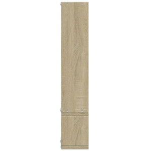 Scaffale a Parete Rovere Sonoma 96x12x64cm in Legno Multistrato 840802