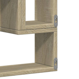 Scaffale a Parete Rovere Sonoma 96x12x64cm in Legno Multistrato 840802