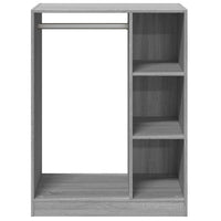 Armadio Grigio Sonoma 77x48x102 cm in Legno Multistrato 840812