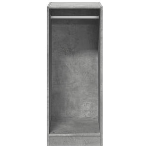 Armadio Grigio Cemento 48x41x102 cm in Legno Multistrato 840817