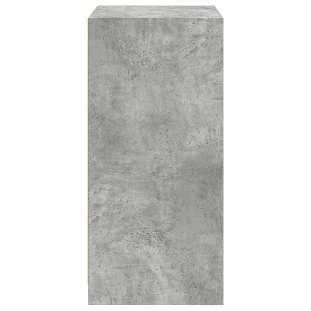 Armadio Grigio Cemento 48x41x102 cm in Legno Multistrato 840817