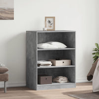 Armadio Grigio Cemento 77x48x102 cm in Legno Multistratocod mxl 92700