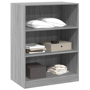 Armadio Grigio Sonoma 77x48x102 cm in Legno Multistrato 840826