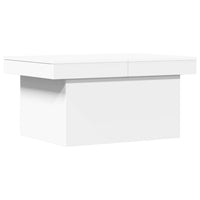 Tavolino da Salotto Bianco 100x55x40 cm in Legno Multistrato 840870