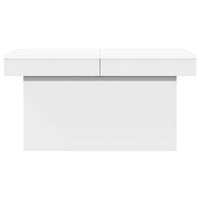 Tavolino da Salotto Bianco 100x55x40 cm in Legno Multistrato 840870